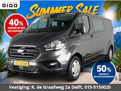 Ford Transit Custom - ROLSTOELVERVOER 320 2.0 TDCI L2H1 Limited DC | Marge auto | Stoelverwarming | Trekhaak