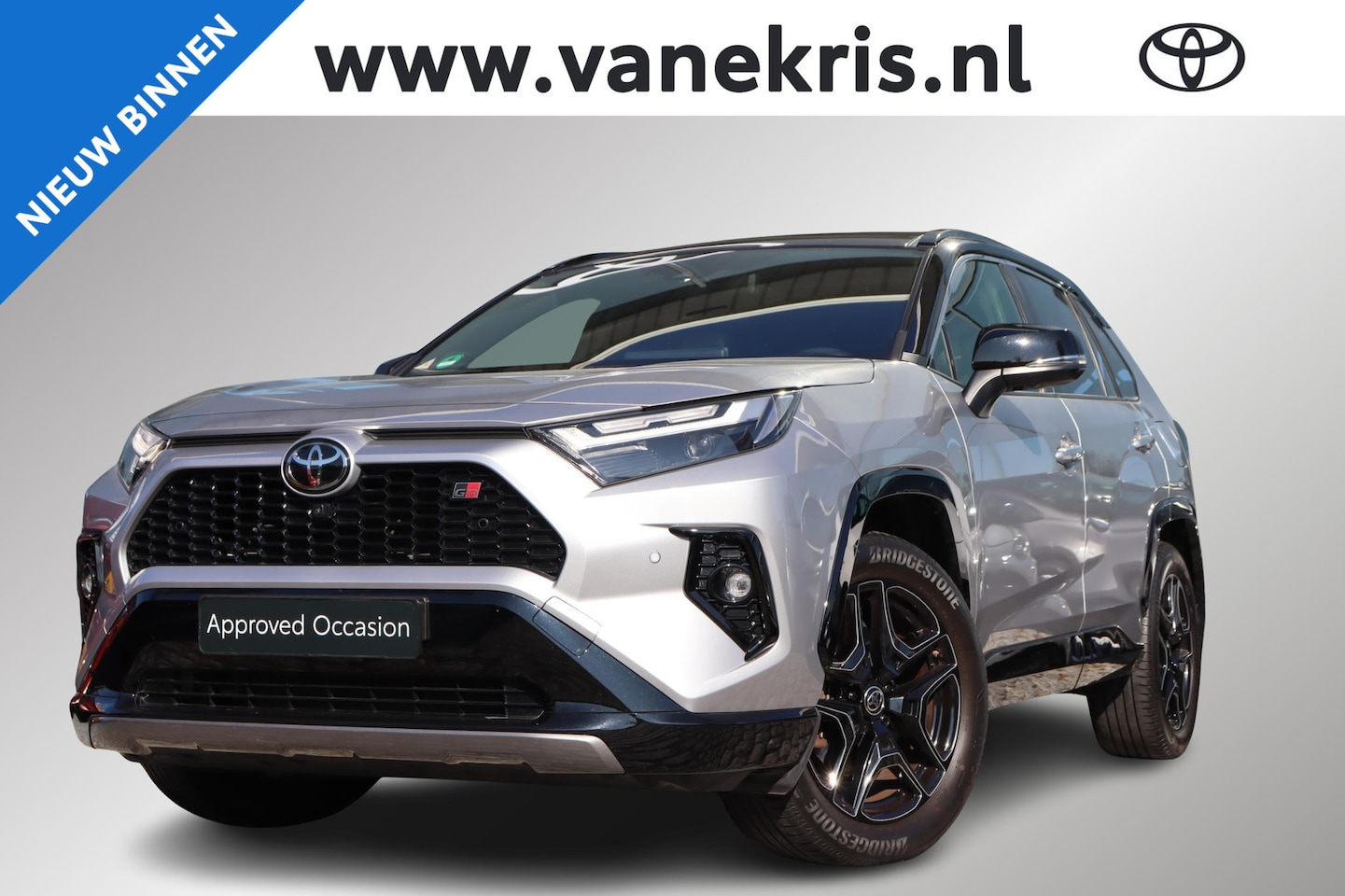 Toyota RAV4 - 2.5 Hybrid AWD GR SPORT 2.5 Hybrid AWD GR SPORT, GR PLUS PACK, Trekhaak, , LM Velgen, JBL, Pano, Apple Carplay / A - AutoWereld.nl
