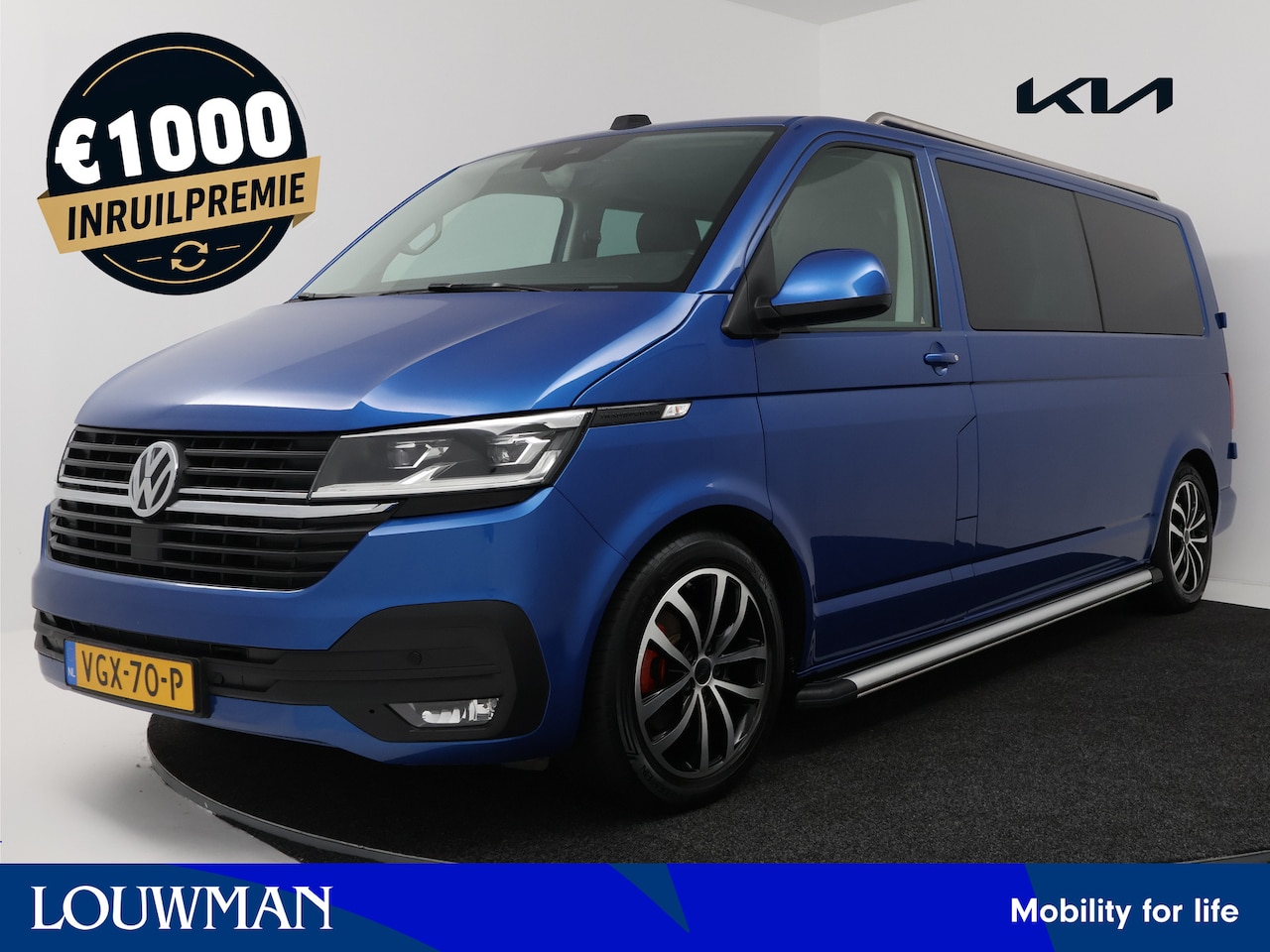 Volkswagen Transporter - 2.0 TDI L2H1 30 DC | Dubbele Cabine | Camera | Leder | Trekhaak | €1000-inruilpremie - AutoWereld.nl