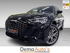 Audi Q3 Sportback - 45 TFSI e 3X S-LINE BLACKLINE 20'' PANO/LEDER/SFEERVERL/E-STOELEN/SONOS/CAM/ADAPT-CR///