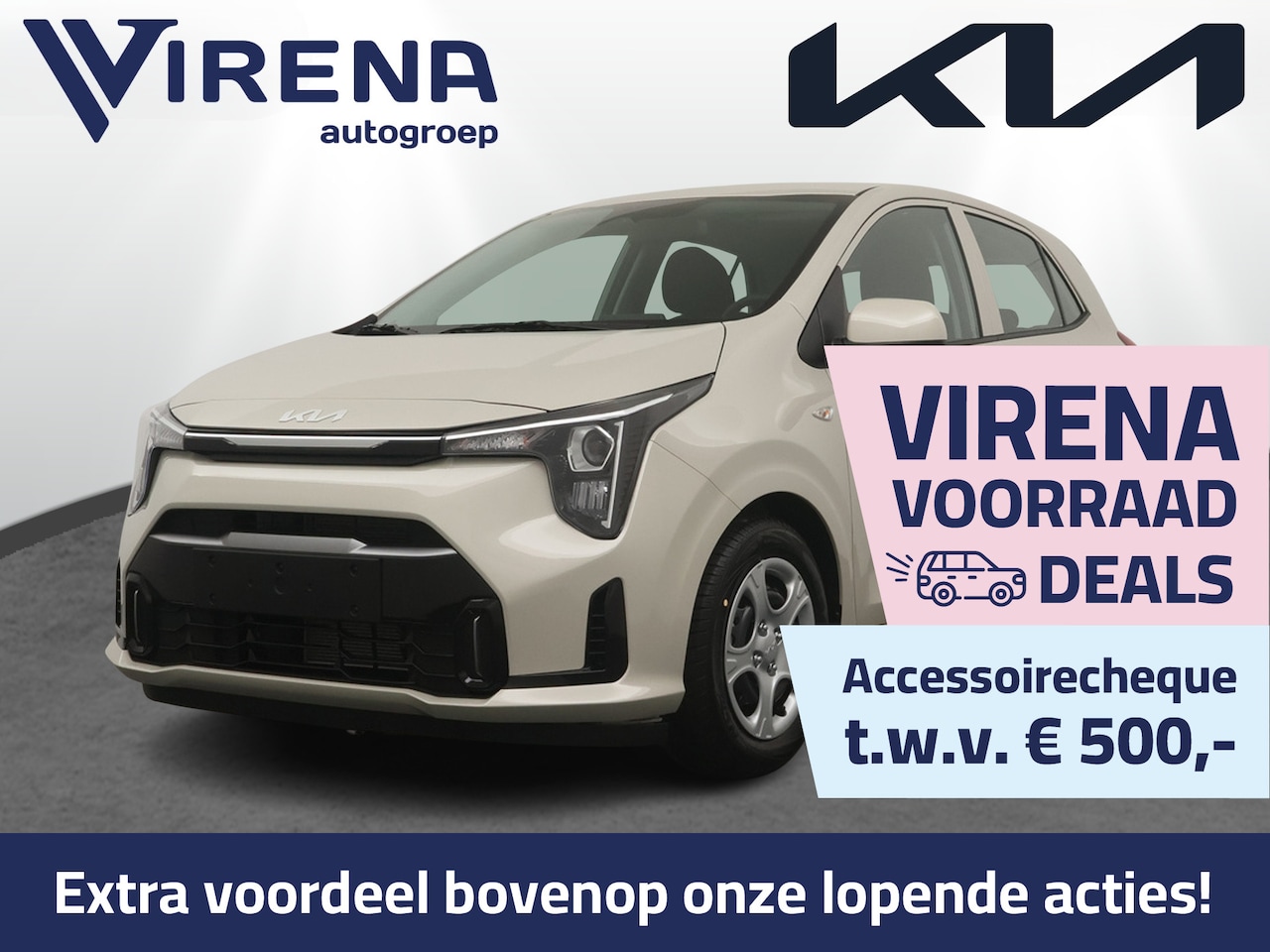 Kia Picanto - 1.0 DPI DynamicLine - Prijs incl. inruilpremie - Navigatie - Cruise Control - Airco - Came - AutoWereld.nl
