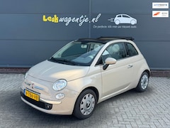 Fiat 500 C - 0.9 TwinAir Lounge *cappuccino *halfleder *APK