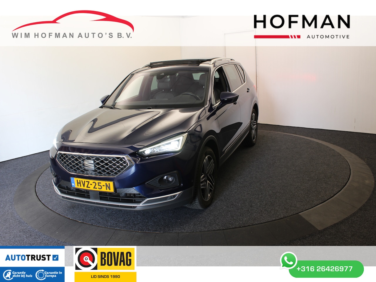 SEAT Tarraco - 1.5 TSI FR Pano 360° Camera Trekh Vol Leder Winterpack - AutoWereld.nl