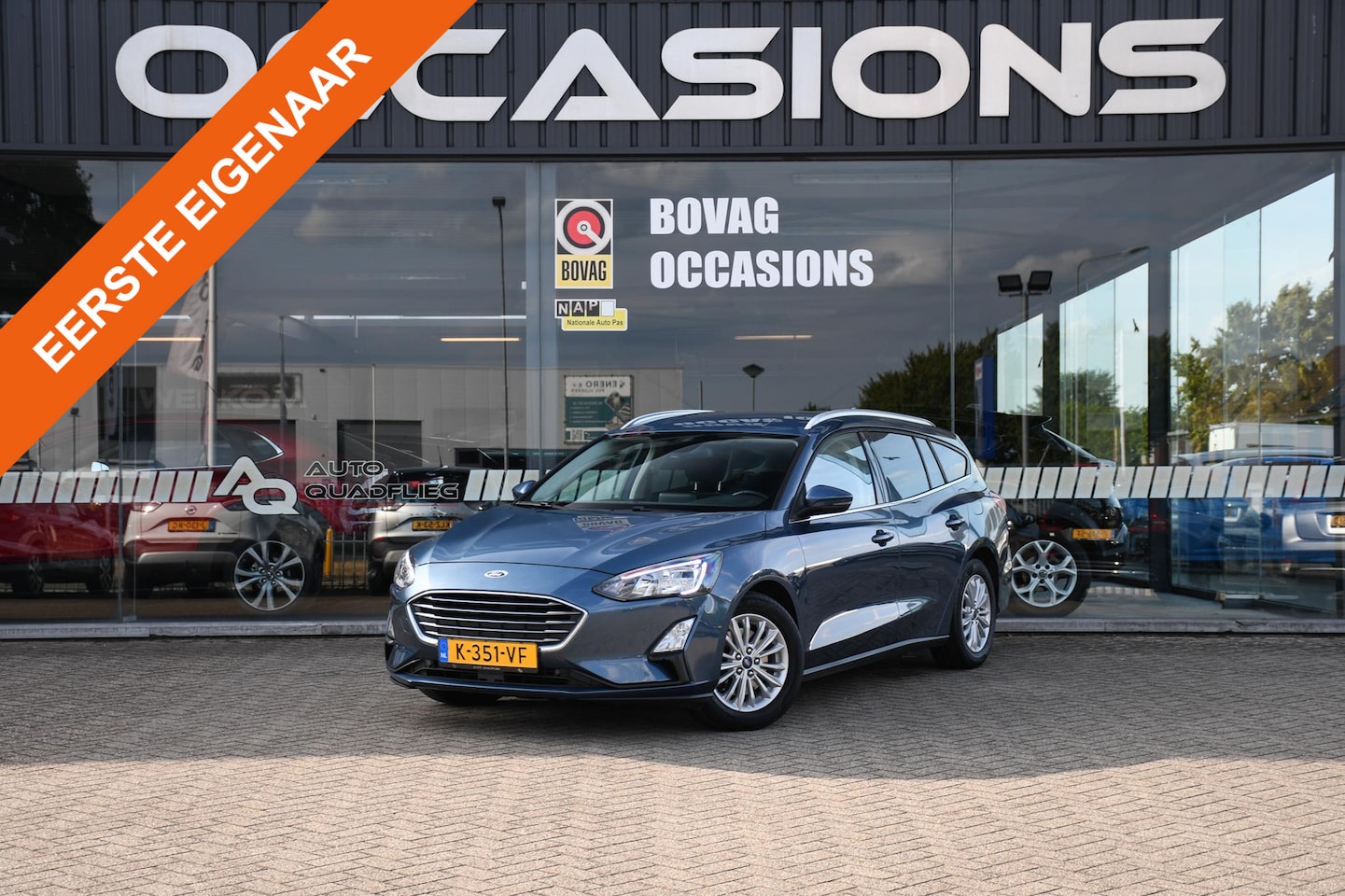 Ford Focus Wagon - 1.0 EcoBoost Hybrid Titanium X Business 1 EIGENAAR - AutoWereld.nl