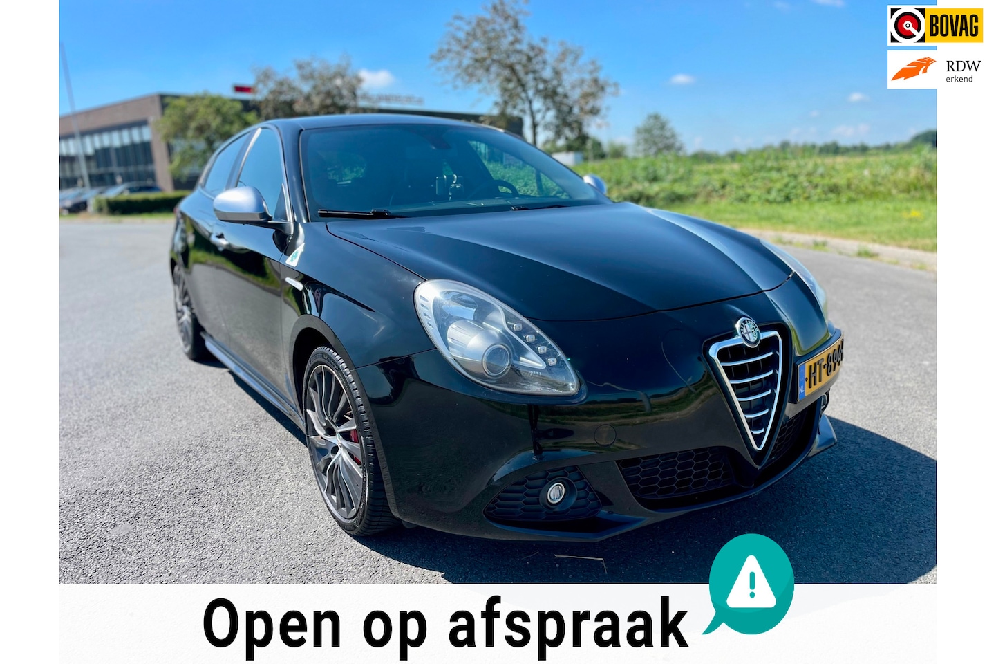 Alfa Romeo Giulietta - 1.7 TBi Quadrifoglio Verde 1.7 TBi Quadrifoglio Verde, 235pk, Trekhaak, Navi, Cruise/Climate, Stoelverw, Bluetooth, G - AutoWereld.nl