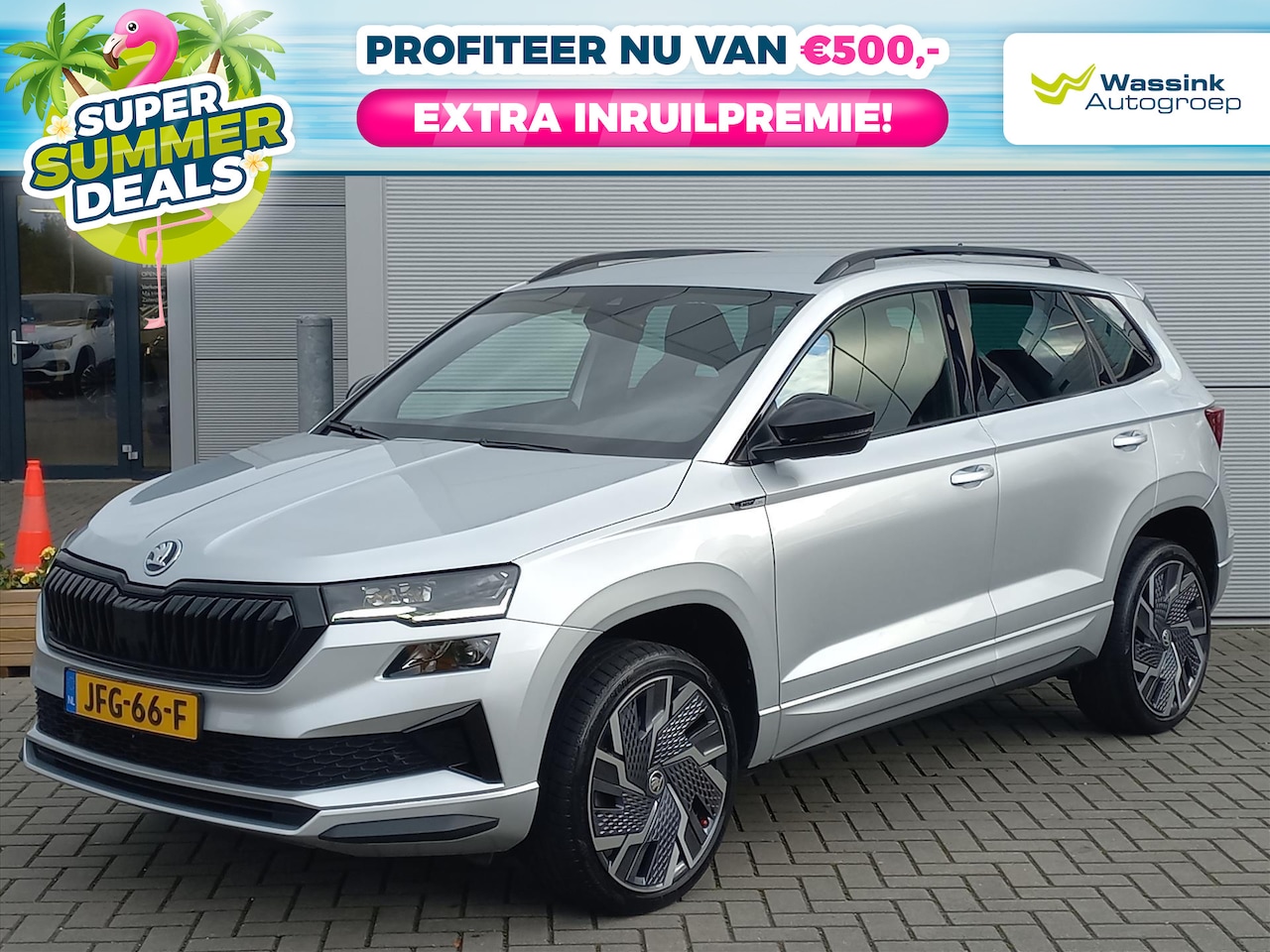 Skoda Karoq - Sportline Business 150pk DSG | SUMMERDEAL |daptive Cruise Control I 19 Inch Velgen I Camer - AutoWereld.nl