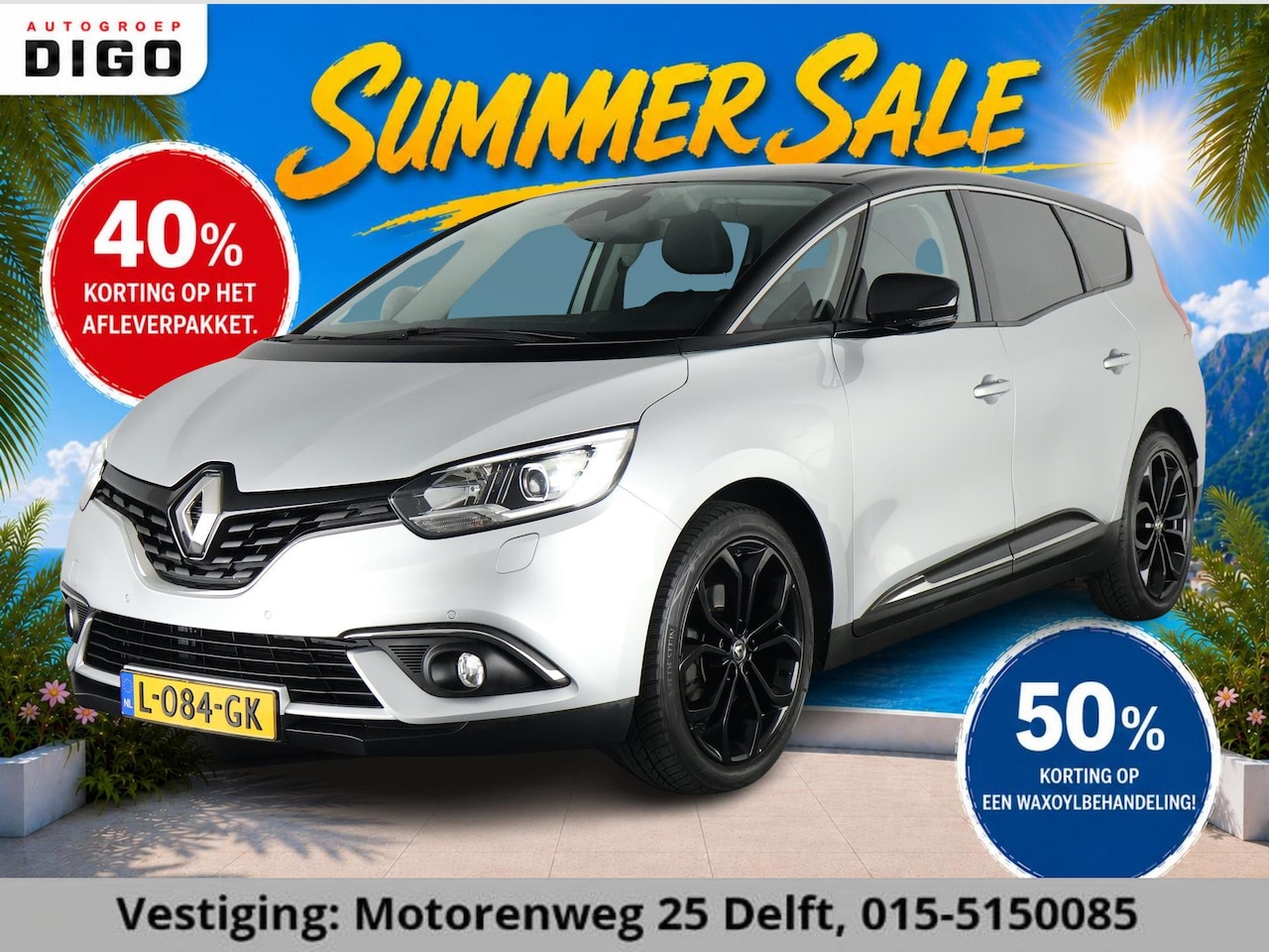 Renault Grand Scénic - 1.3 TCe INTENSE TWO-TONE 7 ZITS GARANTIE 6-2030* NAVI.STOELVERWARMING.PDC - AutoWereld.nl
