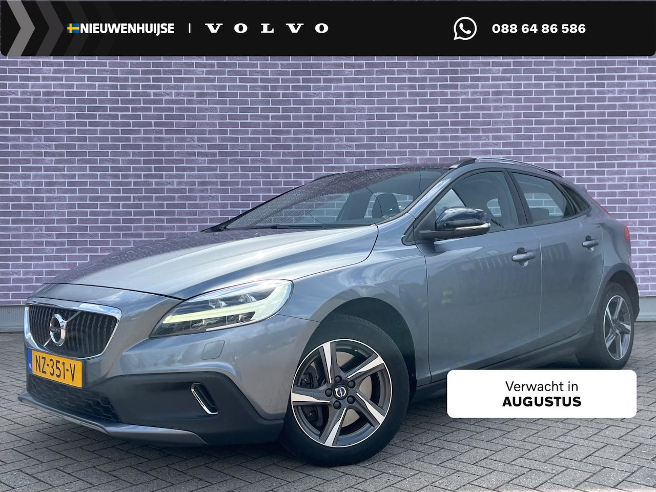 Volvo V40 Cross Country - 1.5 T3 Nordic+ | Trekhaak | Panorama dak | Stoelverwarming | Nieuwe distrbutieriem | Clima - AutoWereld.nl