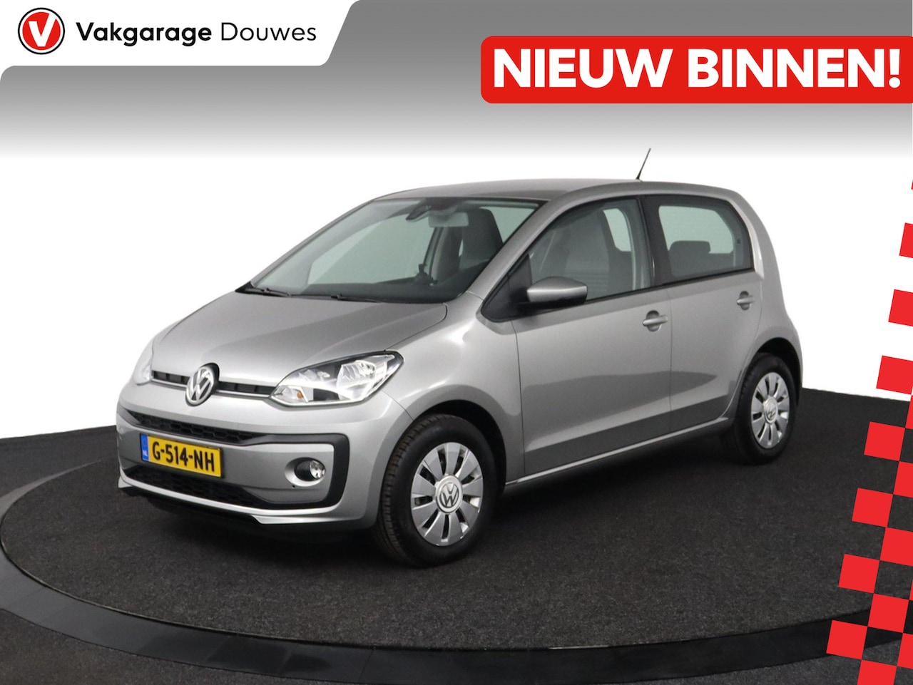 Volkswagen Up! - 1.0 BMT high up! |DOH|1e eigenaar|Cruise|Stoelverwarming|camera|5drs. - AutoWereld.nl