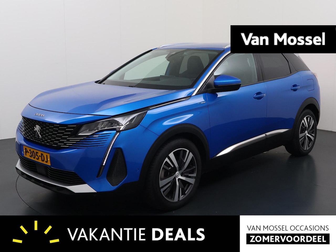 Peugeot 3008 - 1.6 HYbrid 225 Blue Lease Allure - HALF LEDER - NAV - ACHTERUITRIJCAMERA - LED - PARKEERSE - AutoWereld.nl