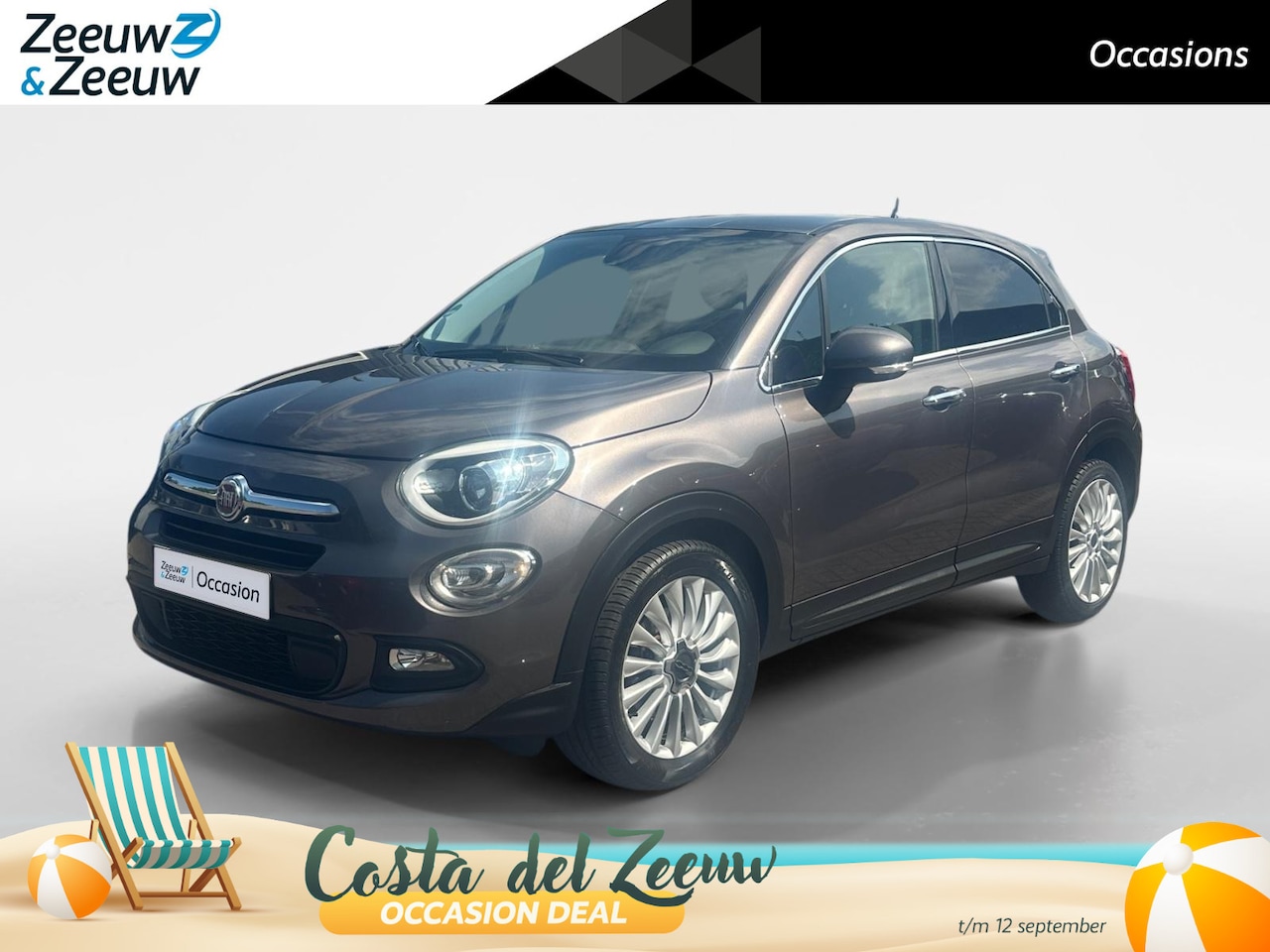 Fiat 500 X - 1.4 Turbo MultiAir Opening Edition | Cruise | Camera | Half Leder | - AutoWereld.nl