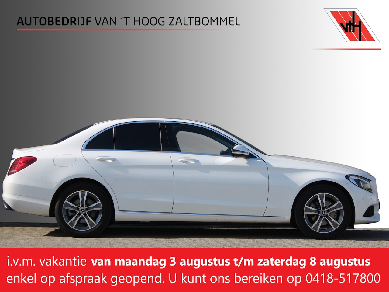 Mercedes-Benz C-klasse - 180 AUT9 Avantgarde CAMERA NAVI TREKHAAK NL AUTO - AutoWereld.nl