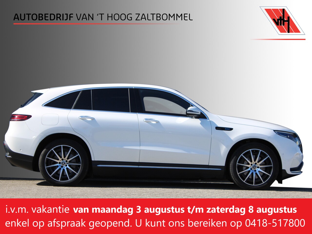 Mercedes-Benz EQC - 400 4MATIC 80kWh (SOH 96,71%) Business Solution AMG LINE 20'' - AutoWereld.nl