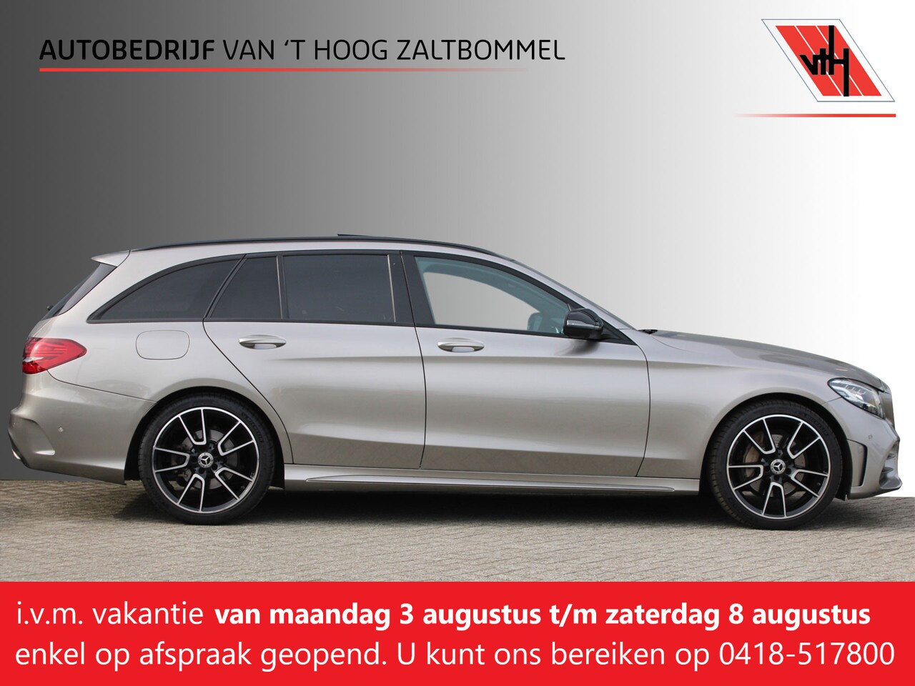 Mercedes-Benz C-klasse Estate - 160 AUT9 AMG NIGHT PAKKET PANORAMADAK 360-CAMERA 19'' NL AUTO - AutoWereld.nl
