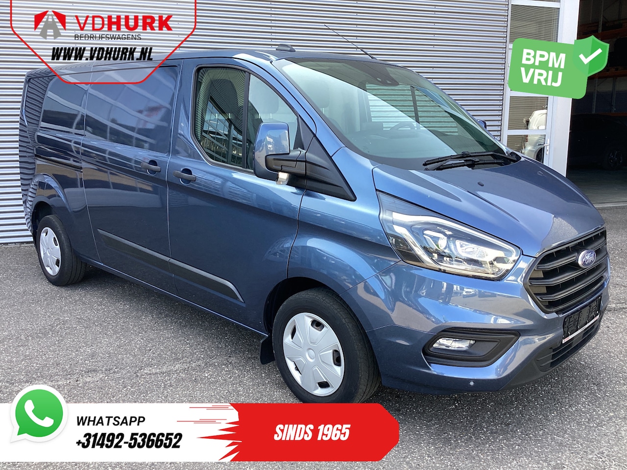 Ford Transit Custom - 2.0 TDCI 130 pk L2 Trend Bi-Xenon/ 2.8t Trekverm./ Carplay/ Camera/ PDC/ Cruise/ DAB/ Airc - AutoWereld.nl