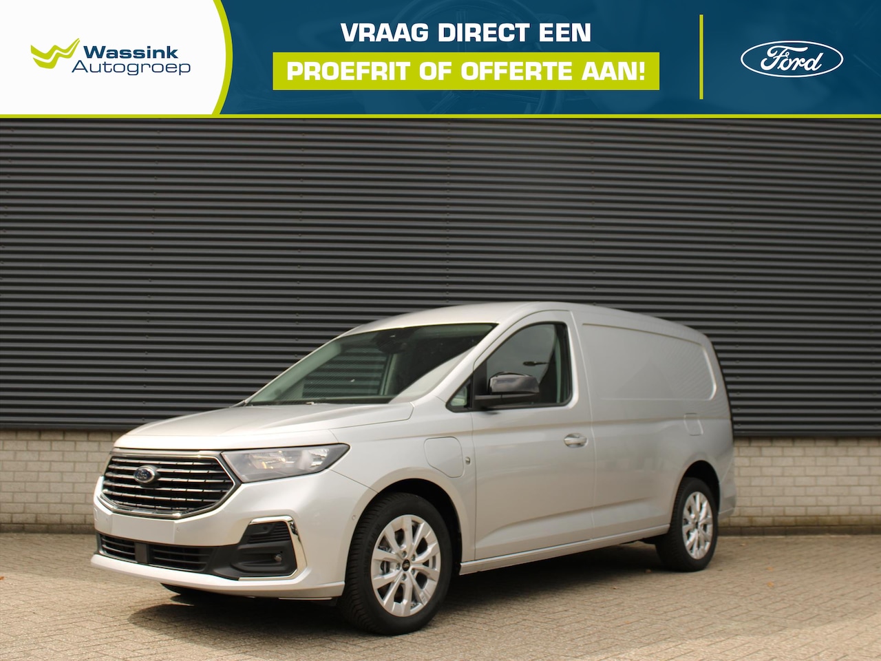 Ford Transit Connect - 1.5 PHEV 150pk L2 Aut I Trekhaak I 360 Camera I Apple CarPlay I Parkeersensoren - AutoWereld.nl