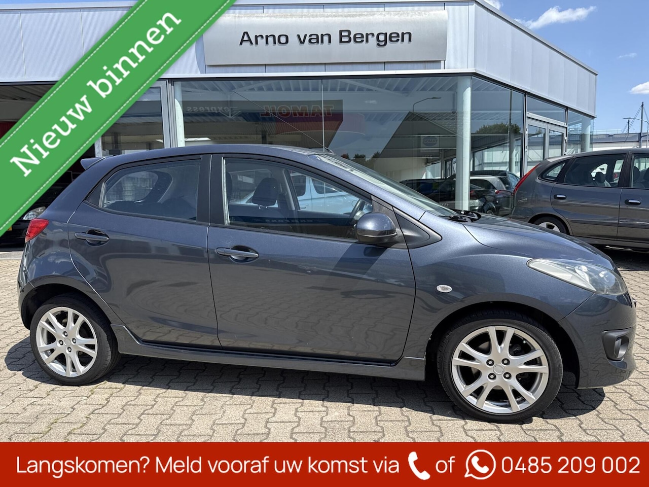 Mazda 2 - 1.5 S-VT GT-M 1.5 S-VT GT-M, airco, stoelverwarming, achterspoiler, sideskirts, leuke sportieve auto !! - AutoWereld.nl
