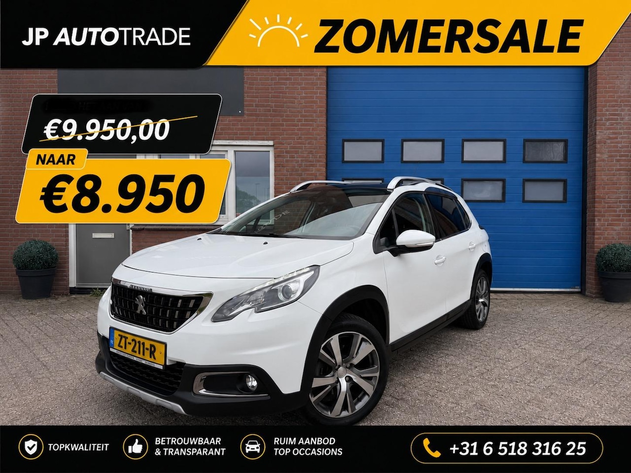Peugeot 2008 - 1.2 PureTech Allure | Pano | Distributie VV | - AutoWereld.nl