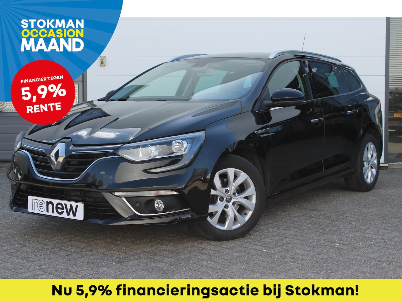 Renault Mégane Estate - 1.3 TCe 115 PK Limited | Parkeersensoren | ECC | NAVI | 1.700 trekgewicht - AutoWereld.nl