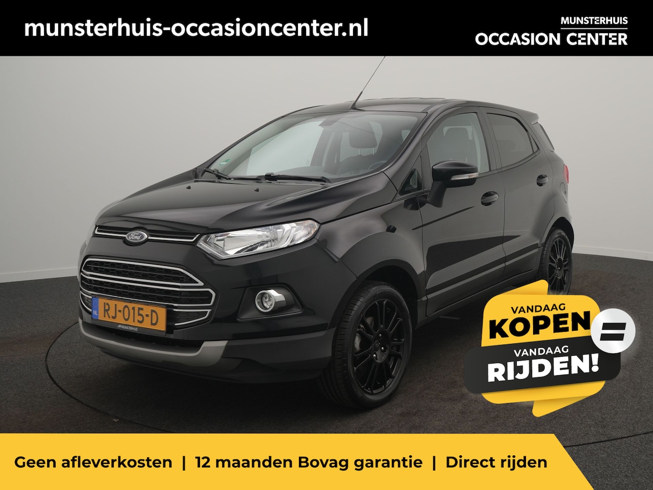 Ford EcoSport - 1.0 EcoBoost Titanium S - RIJKLAARPRIJS - DISTRIBUTIERIEM 23-07-2026 VERVANGEN! - Airco - - AutoWereld.nl