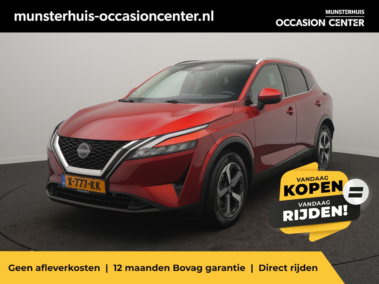 Nissan Qashqai - 1.3 MHEV Xtronic N-Connecta - RIJKLAARPRIJS - All Seasonbanden - 360 camera - Panoramadak - AutoWereld.nl