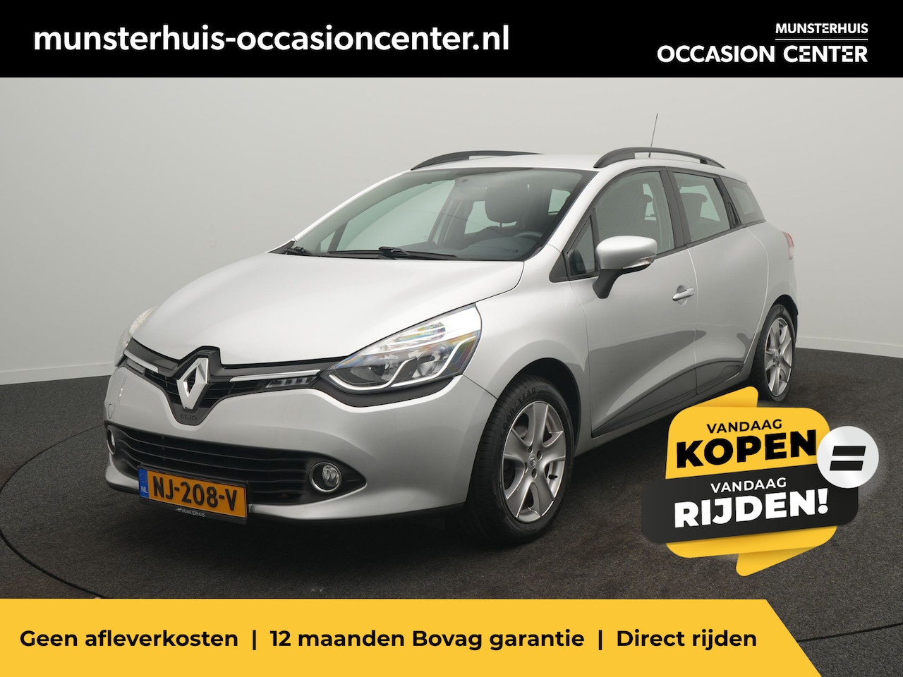 Renault Clio Estate - 1.2 Dynamique - RIJKLAARPRIJS - Automaat - Cruise Control - Trekhaak - AutoWereld.nl