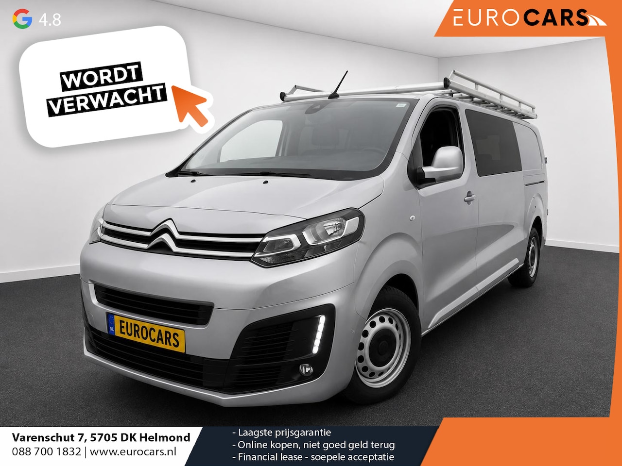 Citroën Jumpy - 2.0 BlueHDI 120 XL Driver DC Imperiaal Trekhaak Navigatie Apple CarPlay Android Auto Camer - AutoWereld.nl