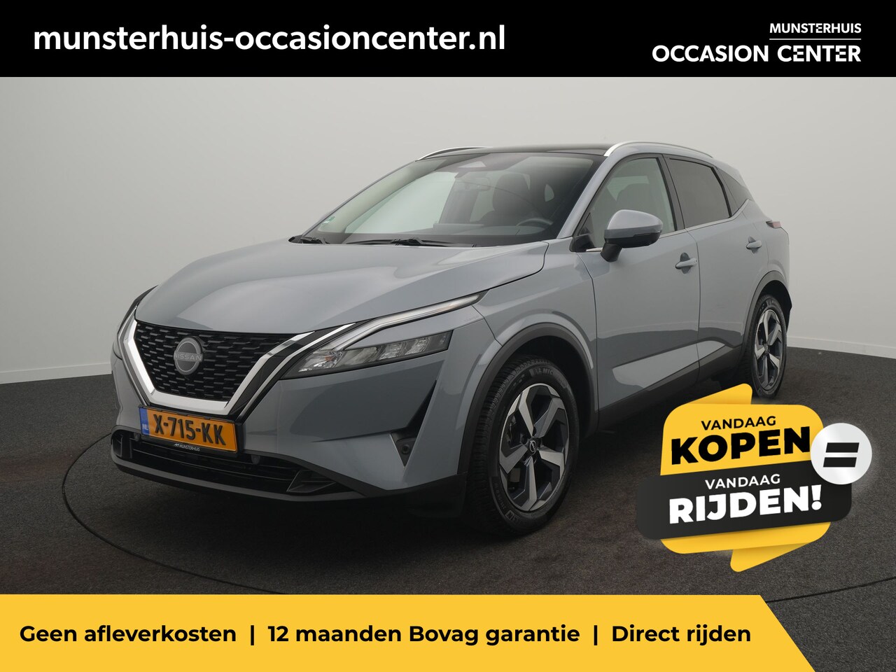 Nissan Qashqai - 1.3 MHEV Xtronic N-Connecta - RIJKLAARPRIJS - All Seasonbanden - Rondomzichtcamera - Panor - AutoWereld.nl