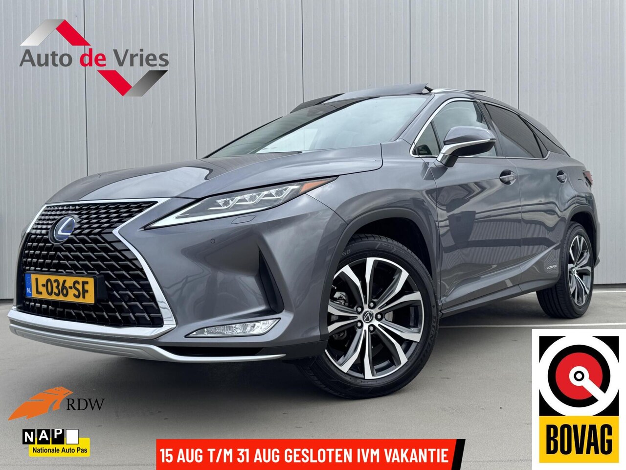 Lexus RX 450h - AWD Executive Line|NL-Auto|Schuifdak|Navi - AutoWereld.nl