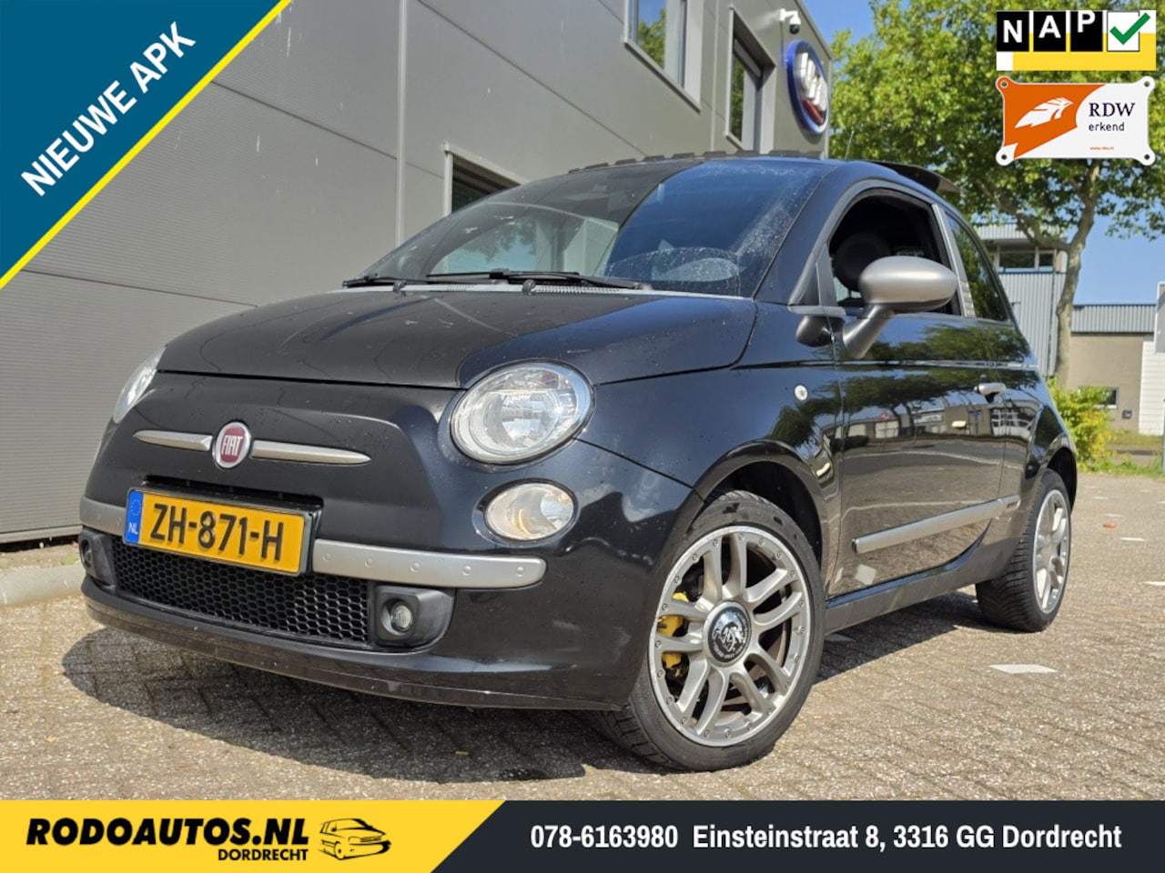 Fiat 500 - 1.4-16V byDiesel 101pk Pano/Airco ✅ - AutoWereld.nl