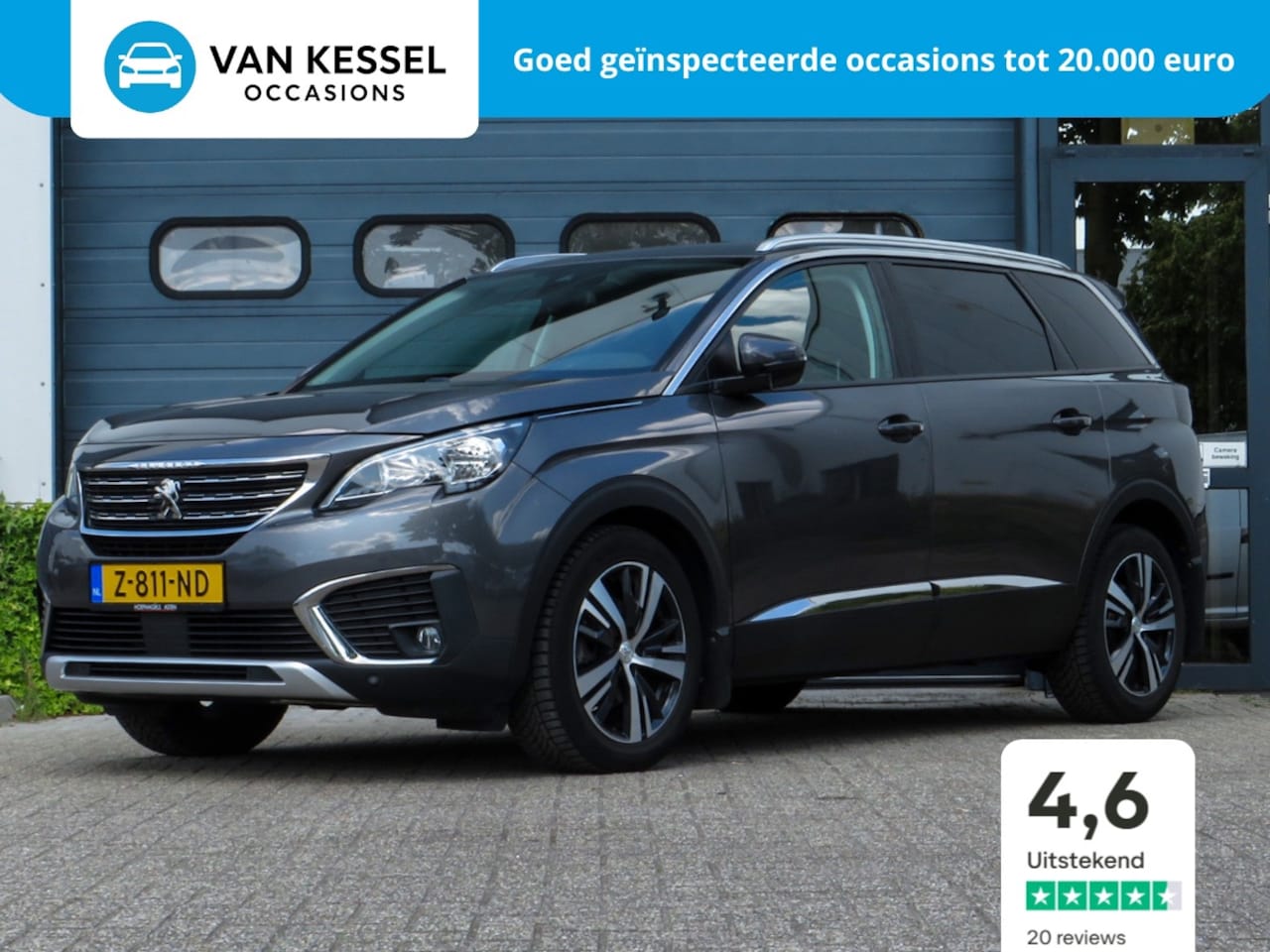Peugeot 5008 - 1.2 PureTech Allure | luxe opties | riem v.v - AutoWereld.nl