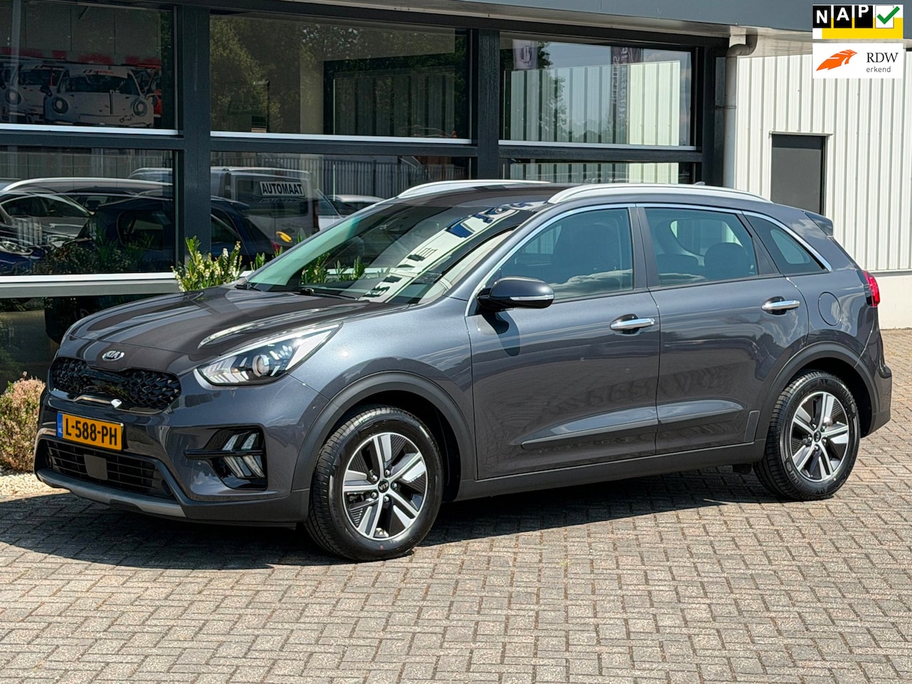 Kia Niro - 1.6 GDi Hybrid DynamicLine Dealeronderh. NAP APK !! - AutoWereld.nl