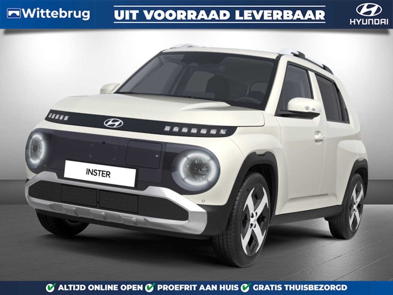 Hyundai Inster - Pulse Advanced 42 kWh Volledig Elektrisch met Schuifdak, Climate Control en 17 Inch Lichtm - AutoWereld.nl