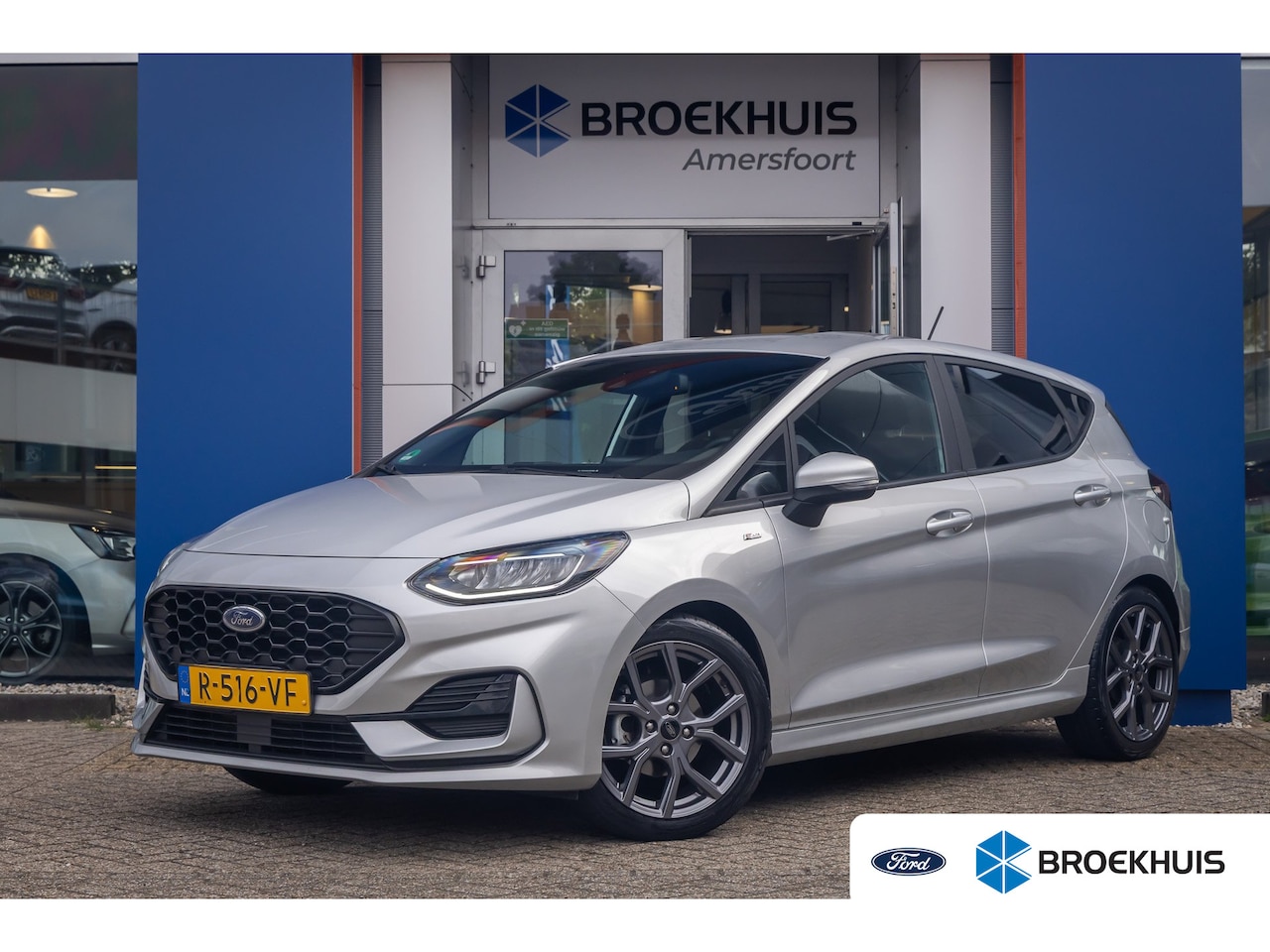 Ford Fiesta - 1.0 EcoBoost Hybrid ST-Line X | Trekhaak | Bang&Olufsen | Lane keeping syteem | Cruise con - AutoWereld.nl