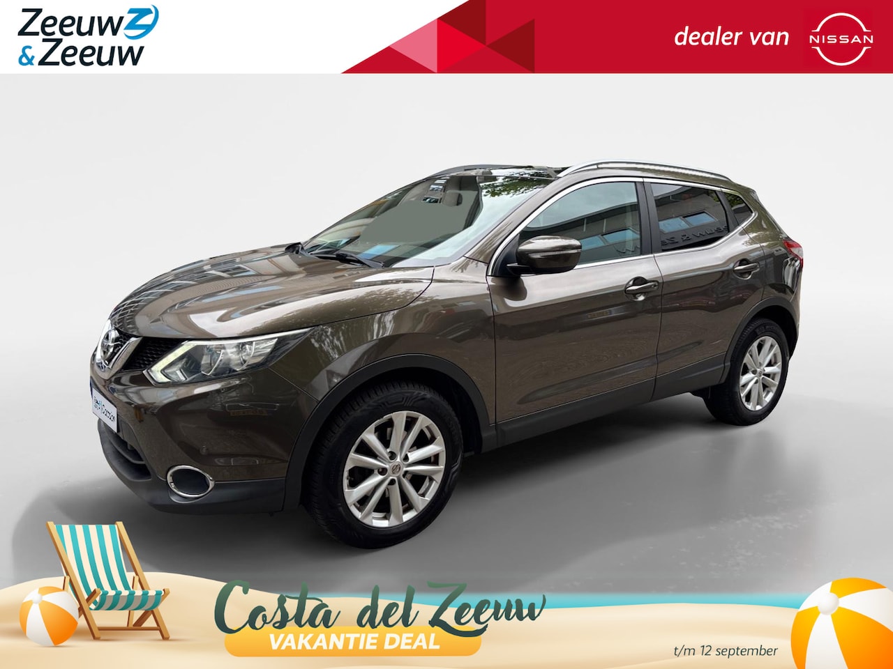 Nissan Qashqai - 1.2 Connect Edition Afn.Trekhaak|Panoramadak| - AutoWereld.nl