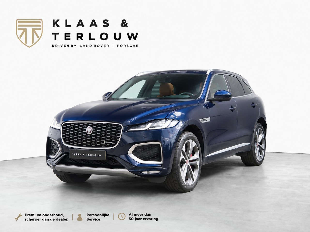 Jaguar F-Pace - 2.0 P400e PHEV Limited Edition R-Dynamic SE | Cognac | Trekhaak | 21'' | Stuurverwarming - AutoWereld.nl