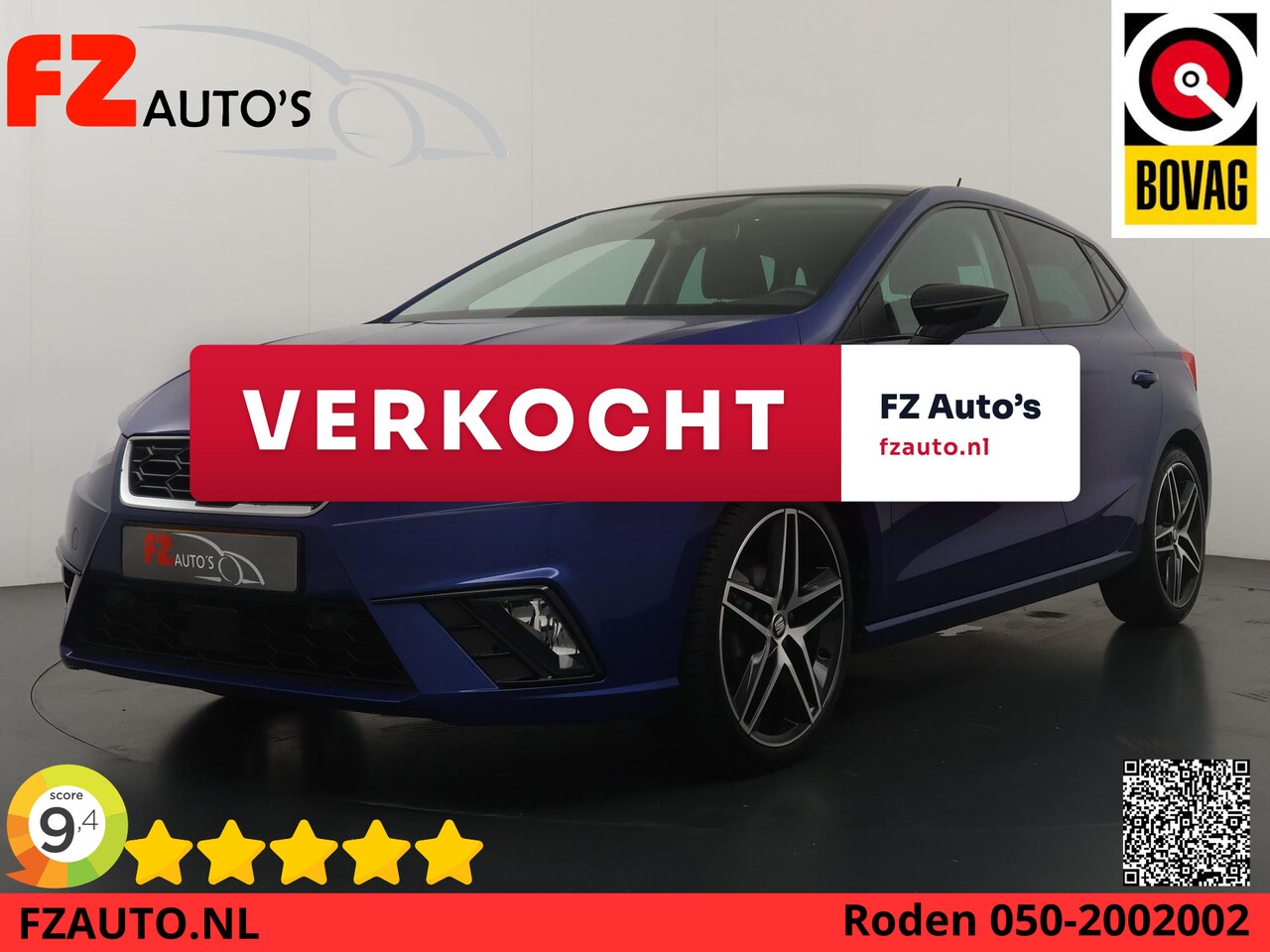 SEAT Ibiza - 1.0 TSI FR Business Intense - Navigatie - Adaptief Cruise Control - Climate Control - Schu - AutoWereld.nl