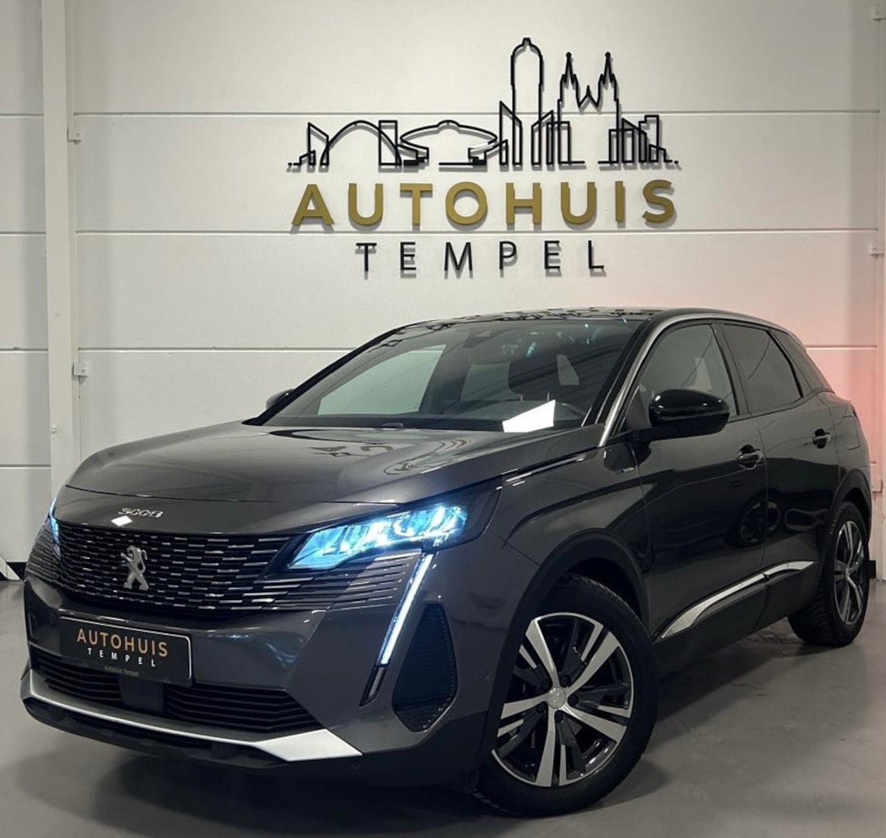 Peugeot 3008 - 1.6 HYbrid 225 Allure Pack Business Climate Keyless Carplay Navi Led Cruise - AutoWereld.nl