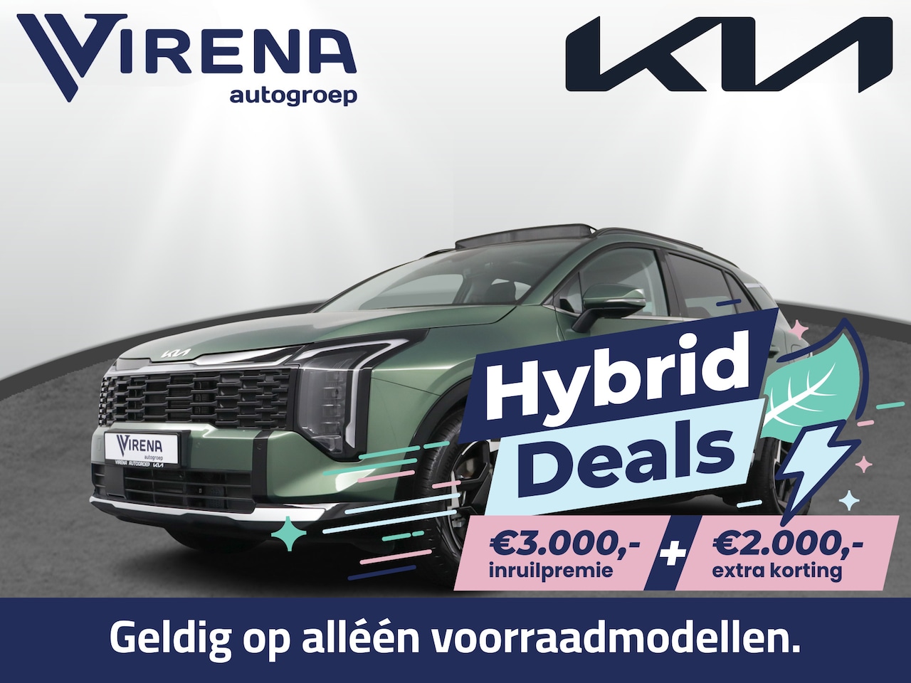 Kia Sportage - 1.6 T-GDi Hybrid DynamicPlusLine - Prijs incl. inruilpremie - Stoelverwarming - Adaptief C - AutoWereld.nl