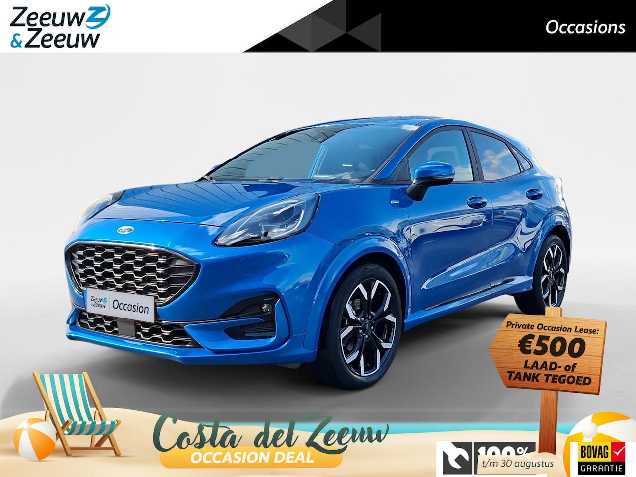 Ford Puma - 1.0 EcoBoost Hybrid ST-Line X | Dealer onderhouden | Navigatie | Parkeer sensoren | Cruise - AutoWereld.nl