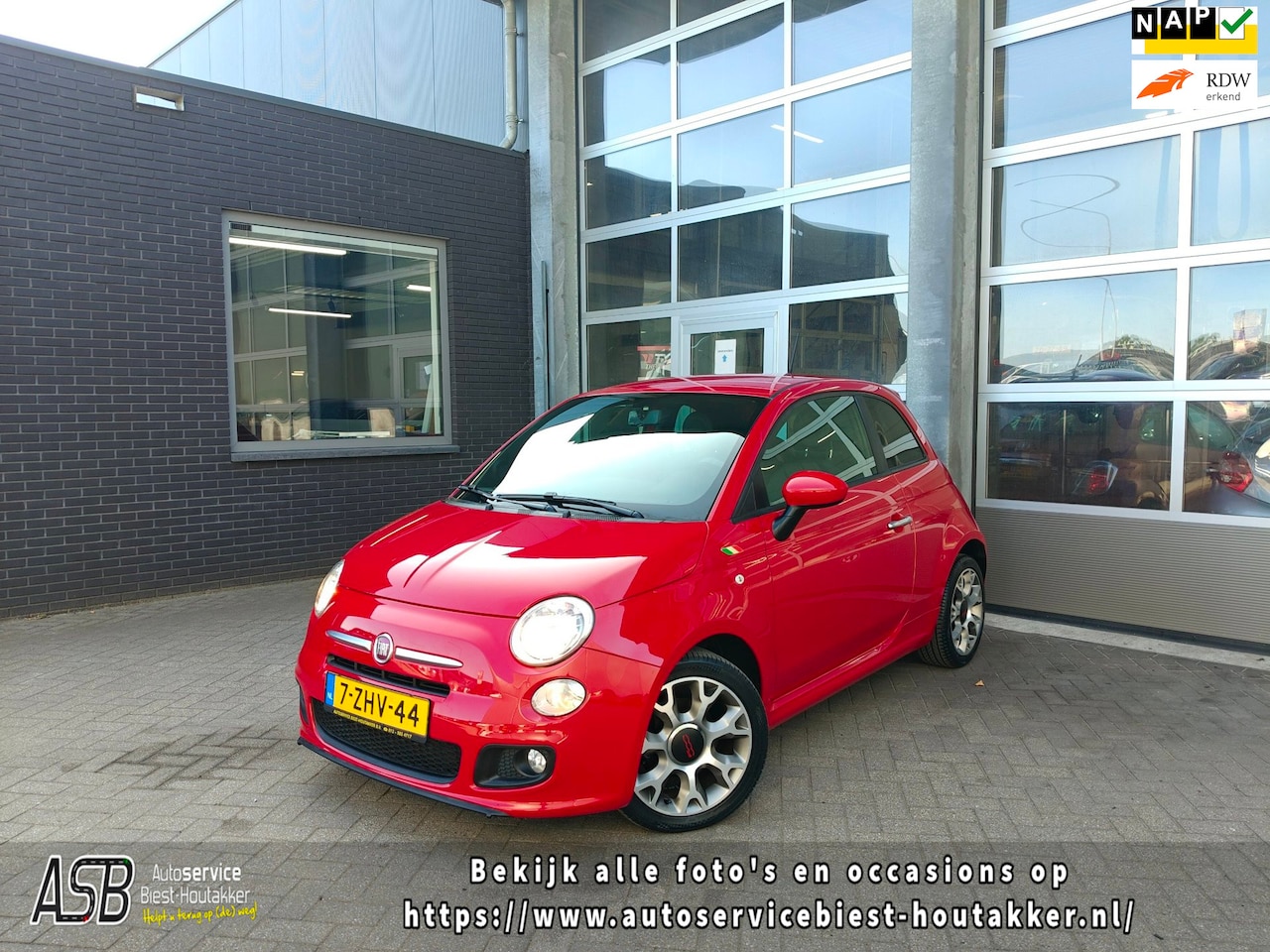 Fiat 500 - 0.9 TwinAir Turbo 500S | Airco | 16" LMV | Lederen Bekleding - AutoWereld.nl