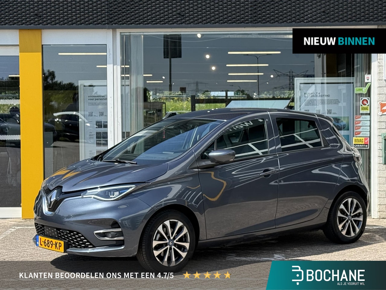 Renault Zoe - R135 Intens 52 kWh | NAP | Navigatie | Achteruitrijcamera | Climate Control | Key-less | C - AutoWereld.nl