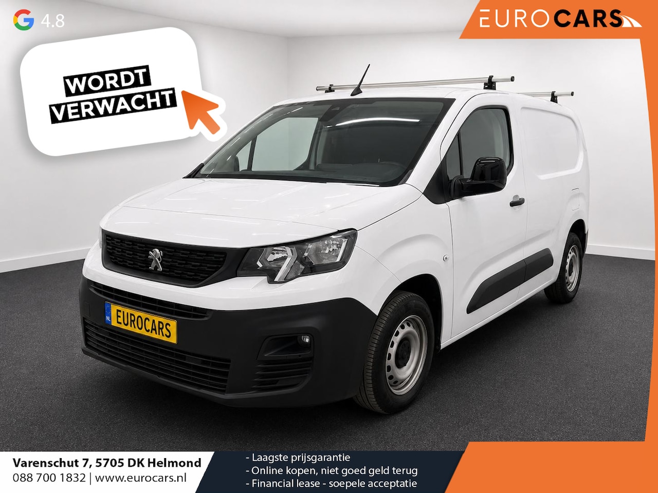 Peugeot Partner - 1.5 BlueHDI Premium Navigatie Apple CarPlay Android Auto Camera Parkeerhulp achter Cruise - AutoWereld.nl