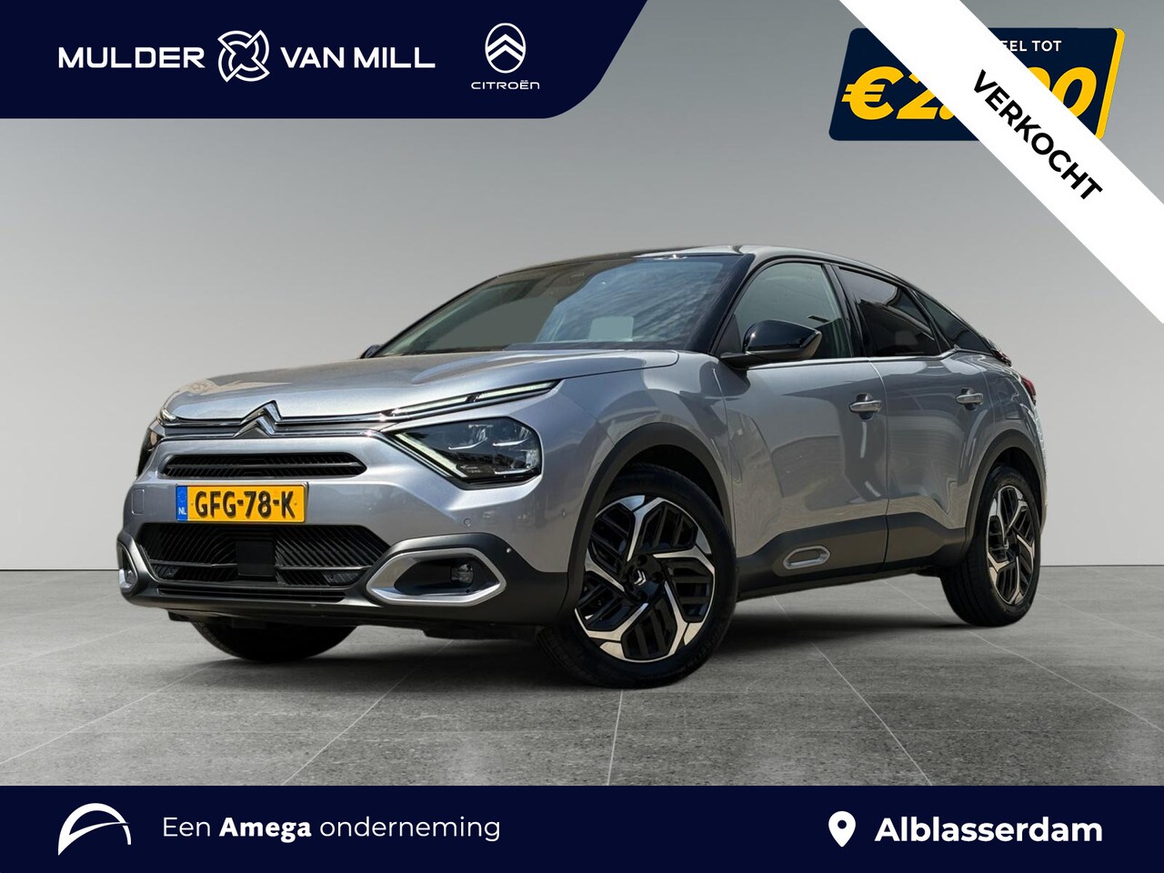Citroën C4 - Max 1.2 Hybrid 145pk e-DCS6 | TWO-TONE! | ALCANTARA | STOELVERW. | ADAPTIVE CRUISE | HEAD- - AutoWereld.nl