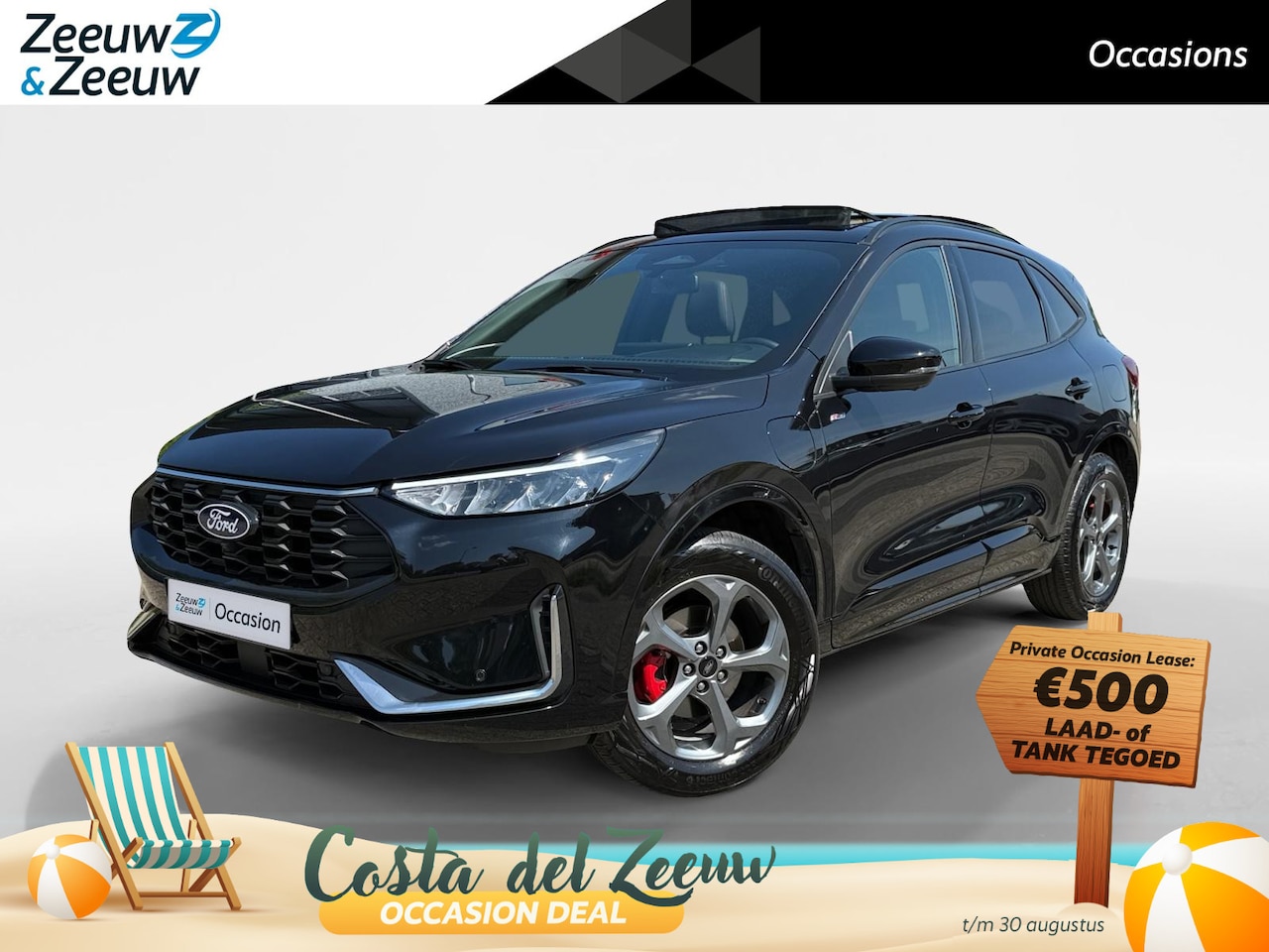 Ford Kuga - 2.5 PHEV ST-Line X | Winter Pack | Panoramadak | 360 ° Camera | BLIS | Apple Carplay & And - AutoWereld.nl