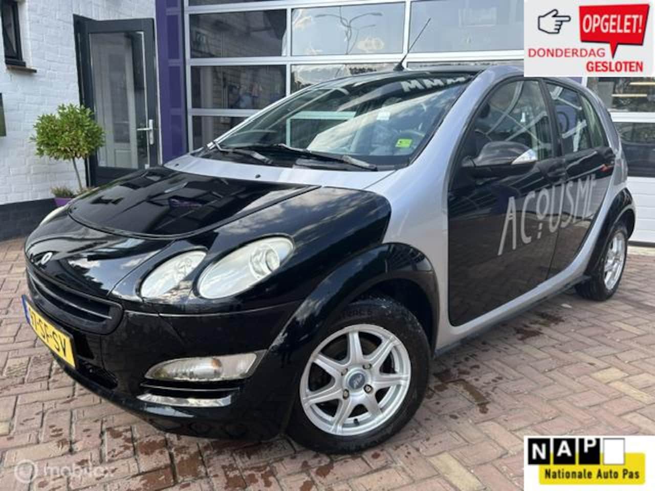 Smart Forfour - 1.0 * 5 DEURS * LM VELGEN * STUURBEKRACHTIGING - AutoWereld.nl
