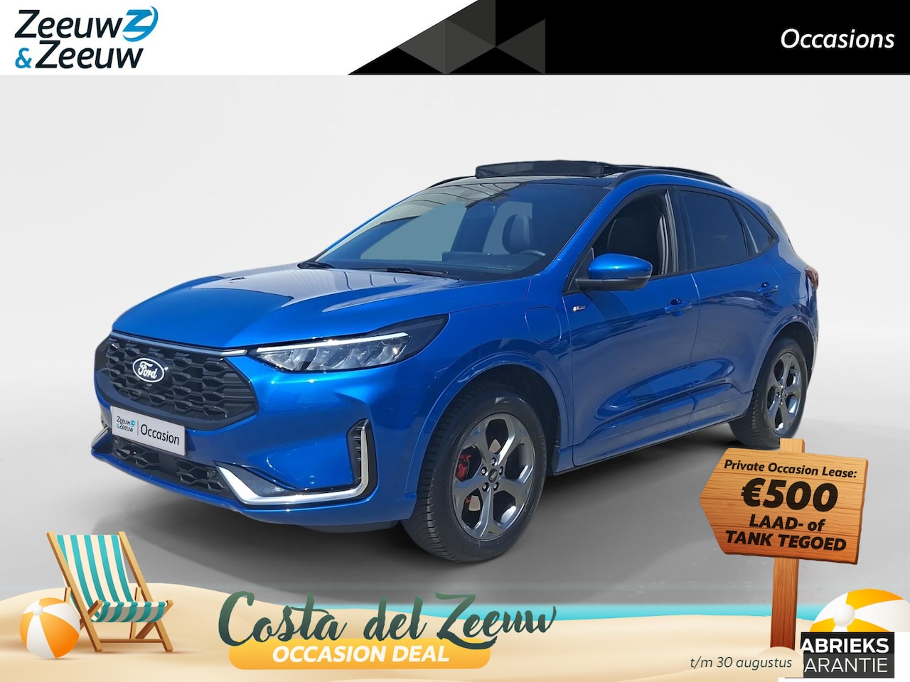 Ford Kuga - 2.5 PHEV ST-Line X | Winterpack | Wegklapbare trekhaak | Kantel / schuifdak | 2100kg trekg - AutoWereld.nl