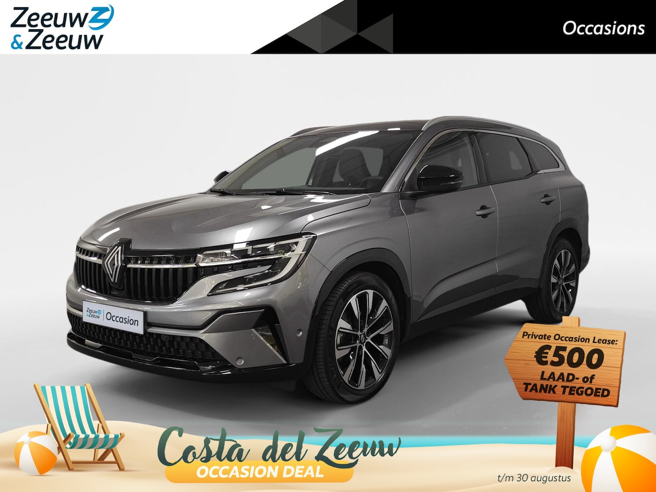 Renault Espace - E-Tech full hybrid 200 techno 5p. AUTOMAAT AIRCO CAMERA CRUISE CONTROLE LM VELGEN HOGE INS - AutoWereld.nl