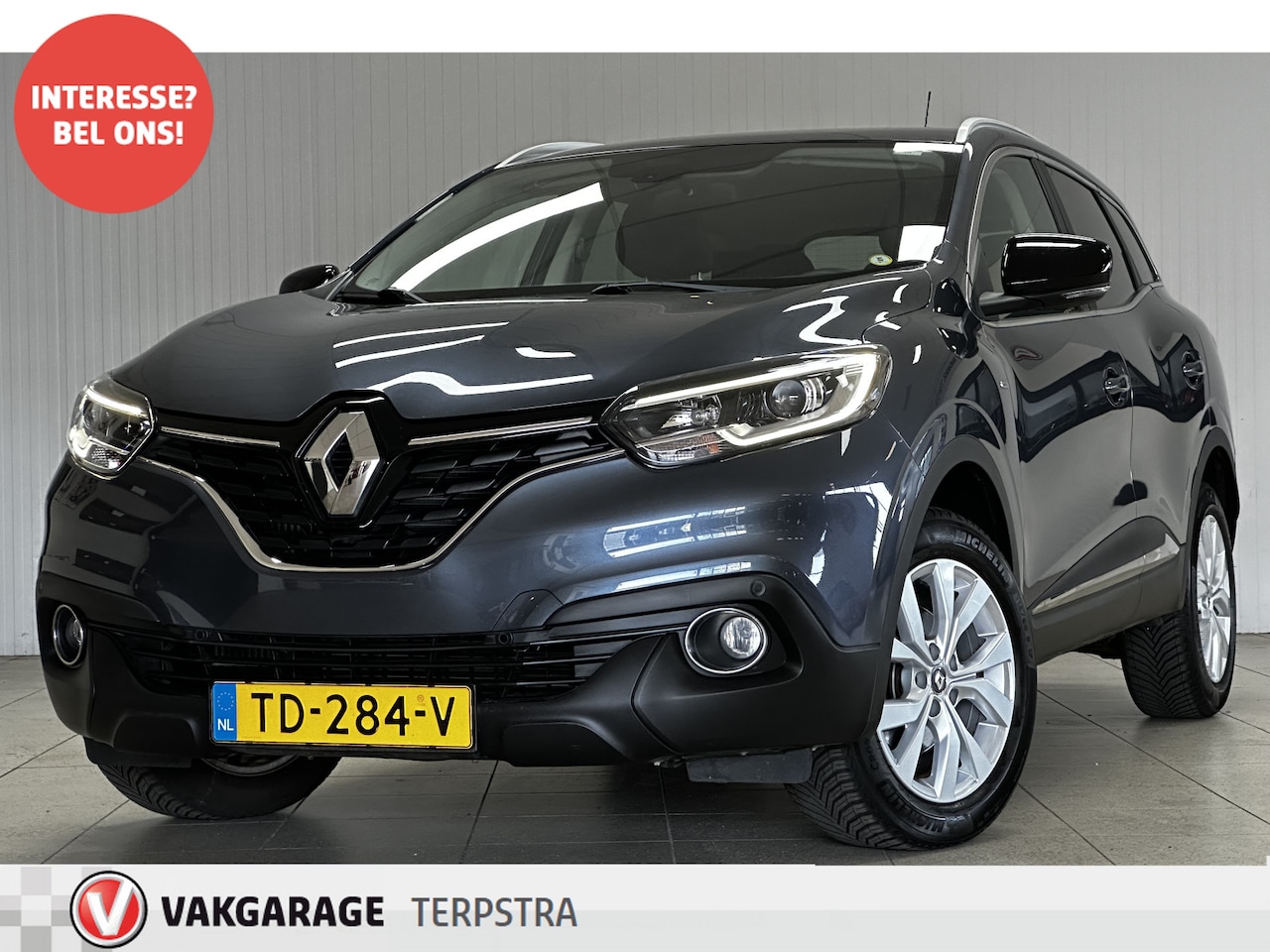 Renault Kadjar - 1.2 TCe Limited/ Trekhaak/ Keyless/ Half-Leder/ DAB+/ Apple + Android/ Navi/ Clima/ Cruise - AutoWereld.nl