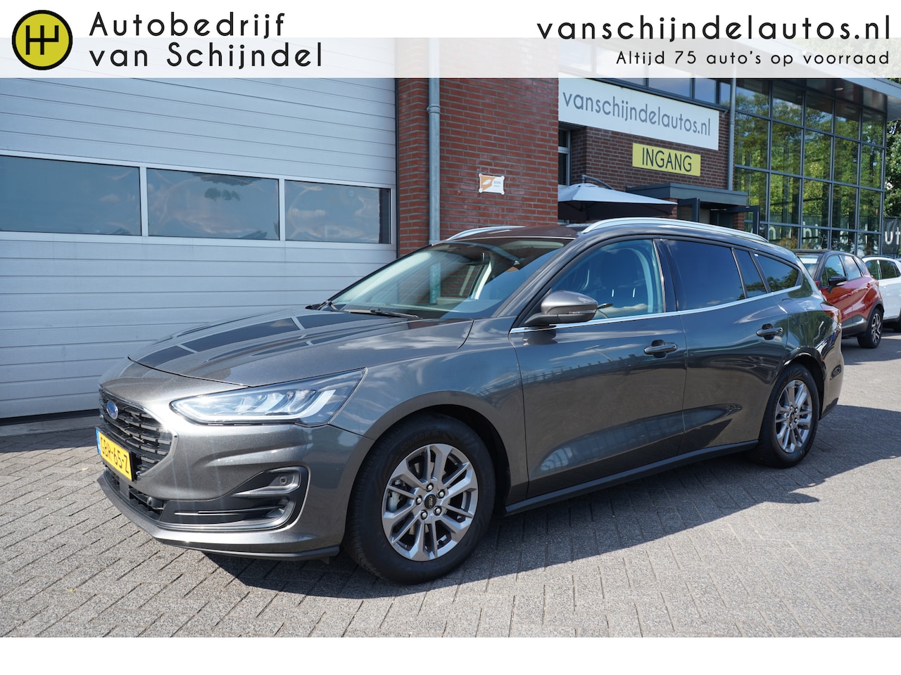 Ford Focus Wagon - 1.0 ECOBOOST 155PK HYBRID AUTOMAAT TITANIUM JUNI 2024 ORIGINEEL NL FULL LED ANDROID-APPLEC - AutoWereld.nl
